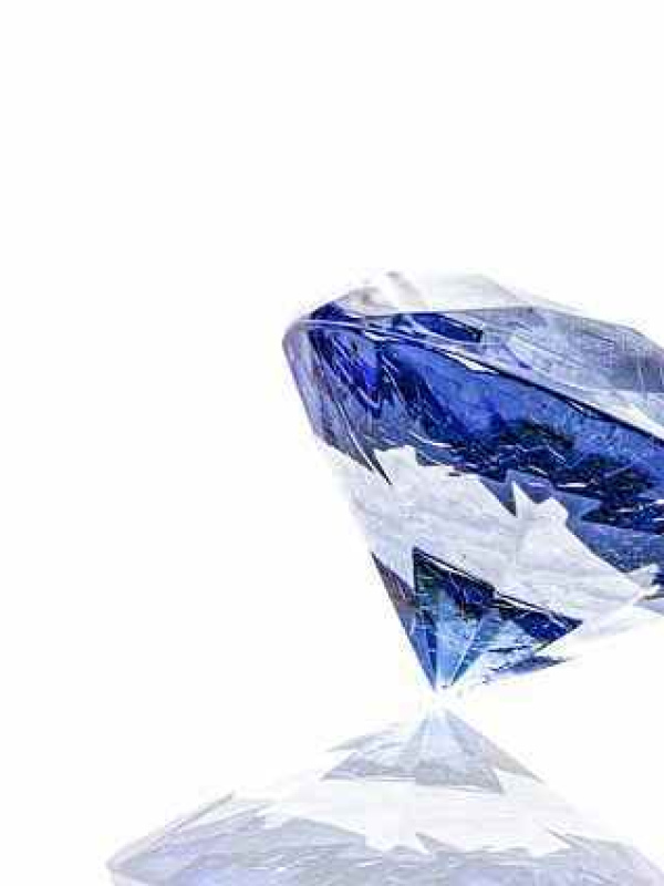 Natürlicher blauer Saphir-Edelstein aus Sri Lanka