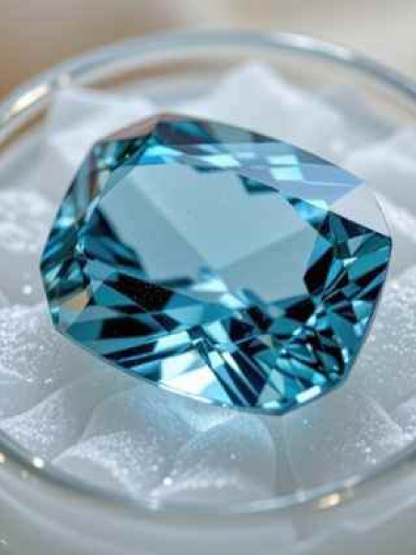 Natürlicher Aquamarin-Edelstein aus Sri Lanka